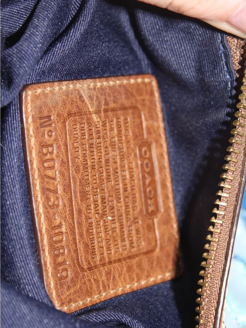 Coach Patchwork Crescent Y2K Bag